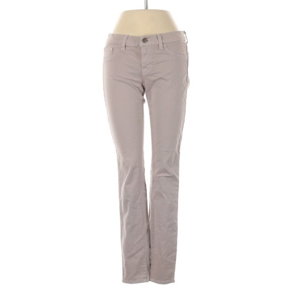 J Brand 27 The‎ Skinny mid rise grey taupe cotton blend jeans - Picture 1 of 10